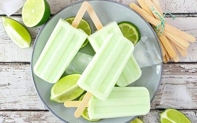 Gin ice lolly recipe with lime
