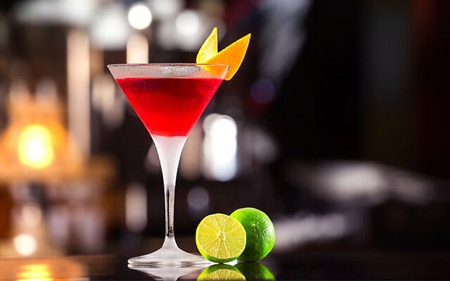 Bright Red Cocktail