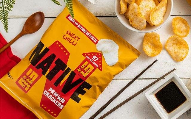Native Prawn Crackers Sweet Chilli from Native Snacks