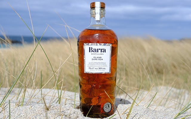 Isle of Barra rum bottle 