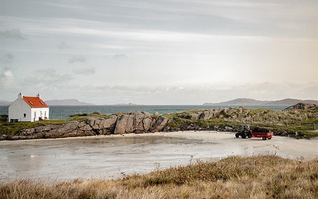 Barra Island, Scotland's Outer Hebrides, where Barra rum us made