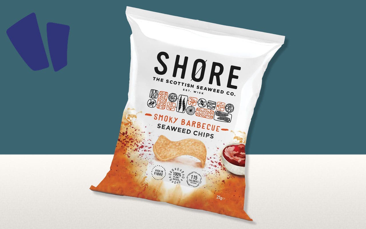 SHORE Smoky Barbecue Seaweed Chips