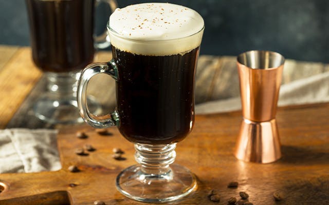 Irish Coffee Recipe with whiskey