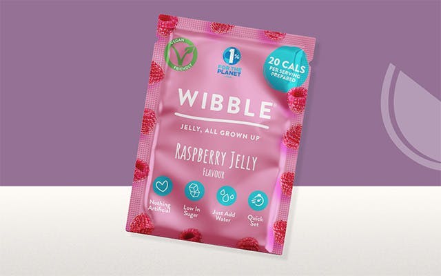 Wibble Raspberry Vegan Jelly Crystals