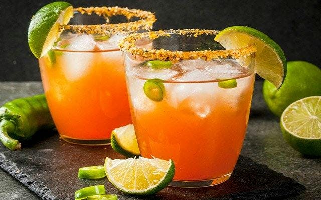 Spicy Orange Ginarita cocktail recipe