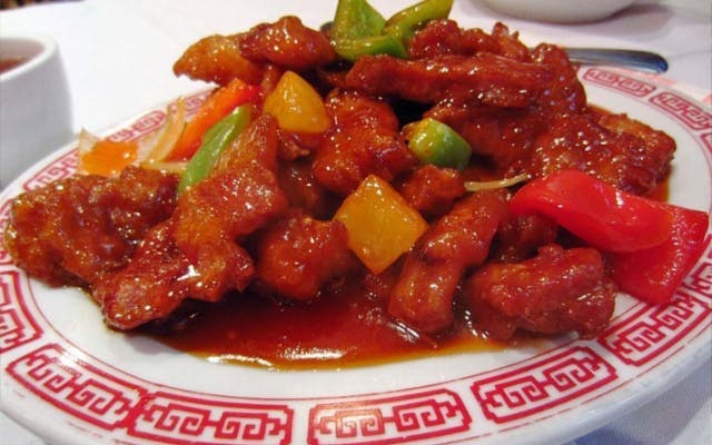 sweet and sour pork from guangdong