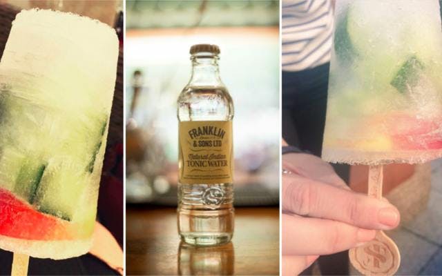 G&T Ice lolly franklin and sons tonic