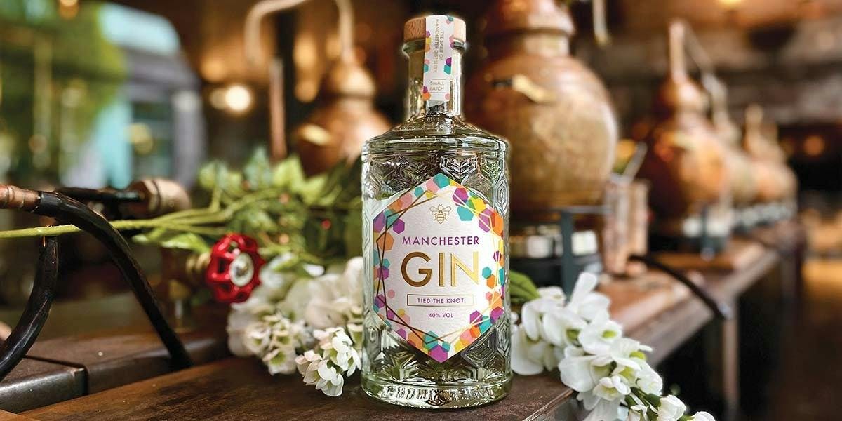 We are in love with Manchester Gin's brand-new WEDDING GIN - it's the perfect wedding gift for gin fans!