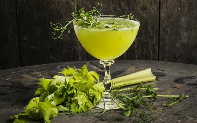 Napue Gin Celery Gimlet cocktail