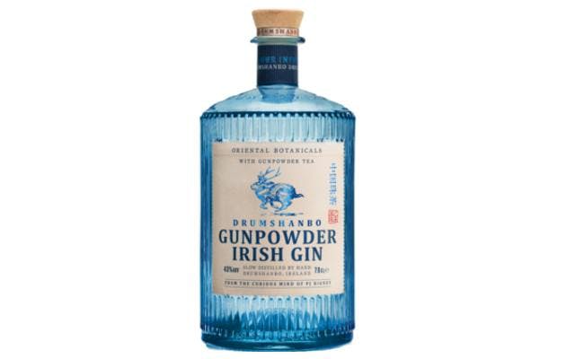 Gunpowder Irish gin bottle