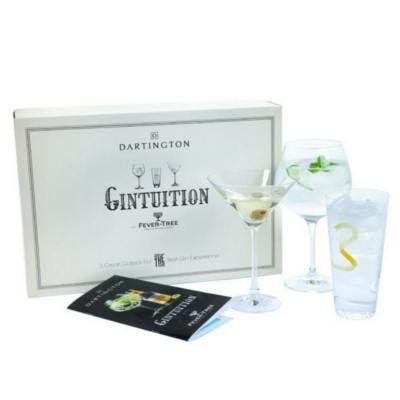 Dartington Crystal Cocktail Gin Glass Glasses set