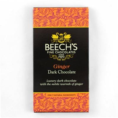 Beech's Dark Chocolate Ginger Bar