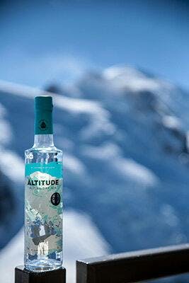 Altitude Gin Bottle Mountain backdrop.jpg