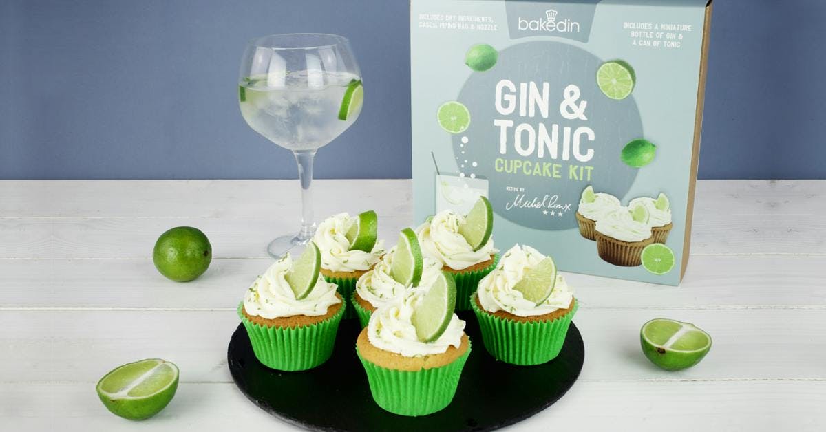 This Gin & Tonic Cupcake Kit will make Gin O'Clock even sweeter