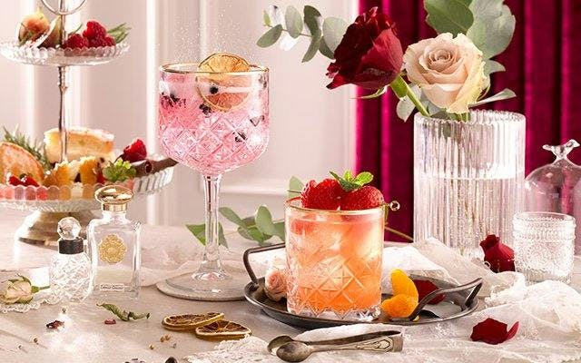 Valentine's Gin Cocktails
