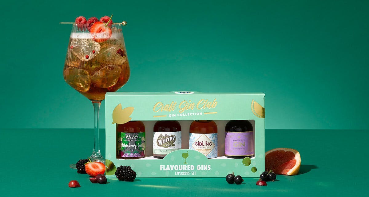 This miniature flavoured gin set makes the perfect gin gift! 