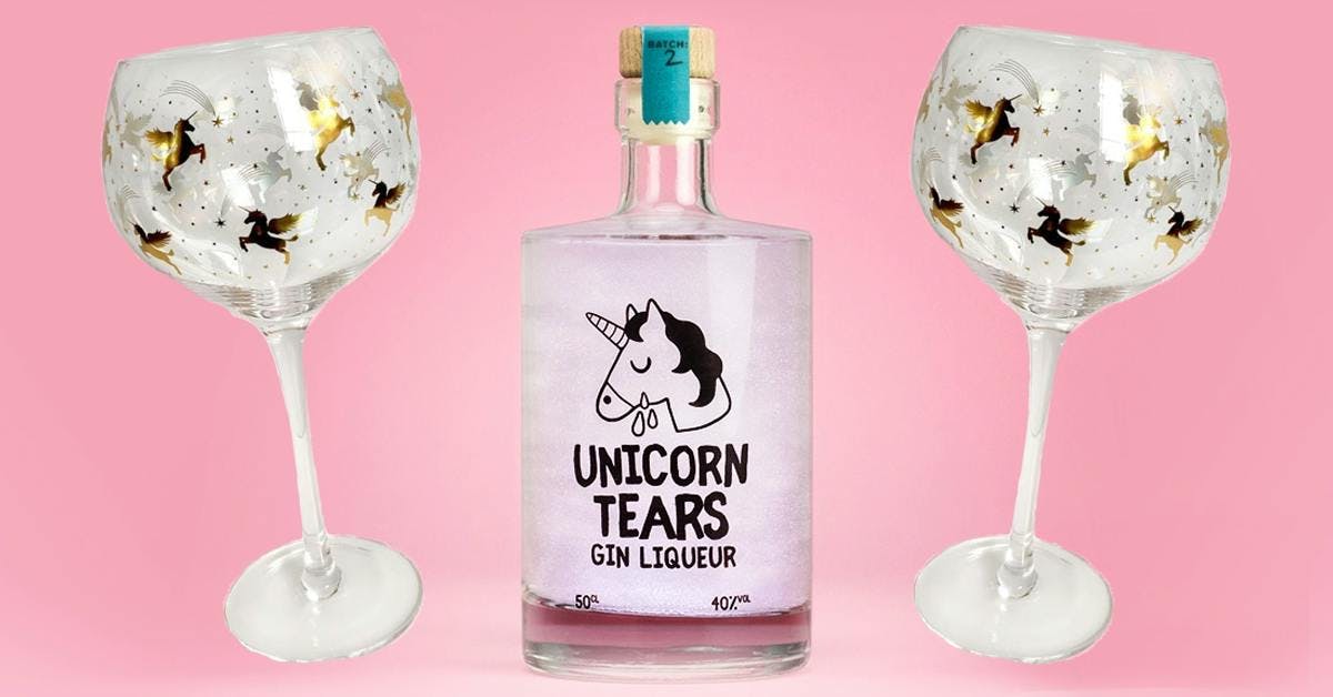 The perfect gin glasses for Unicorn Tears gin