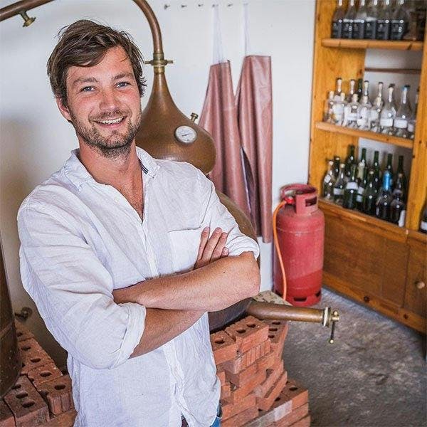 Tarquin Leadbetter, the owner of Tarquin's Gin