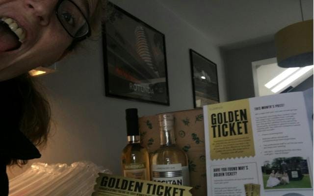 Golden Ticket winner of May with GINNED magazine