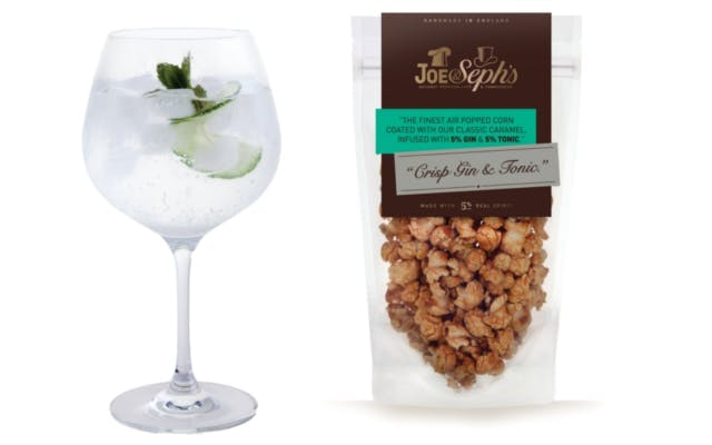 Joe & Seph's gin & tonic popcorn