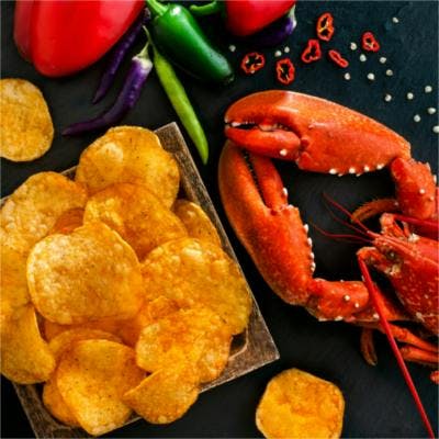 Burts Firecracker Lobster Chips Crisps