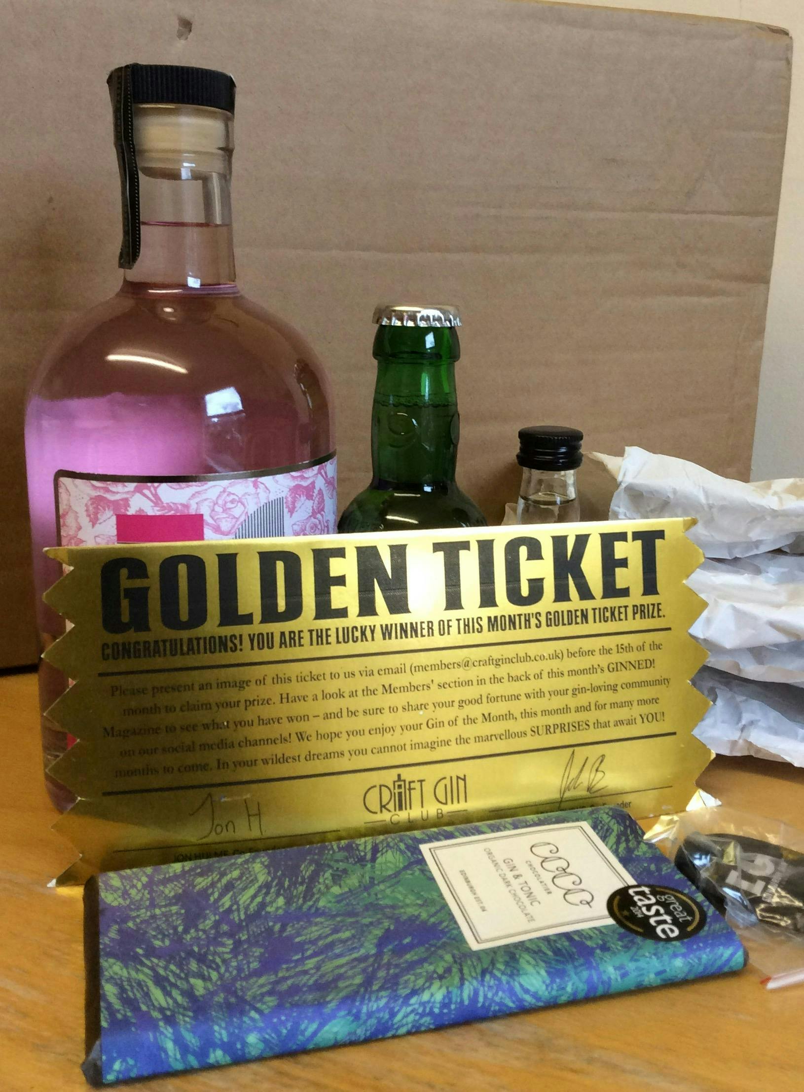 golden ticket winner edinburgh gin valentines history