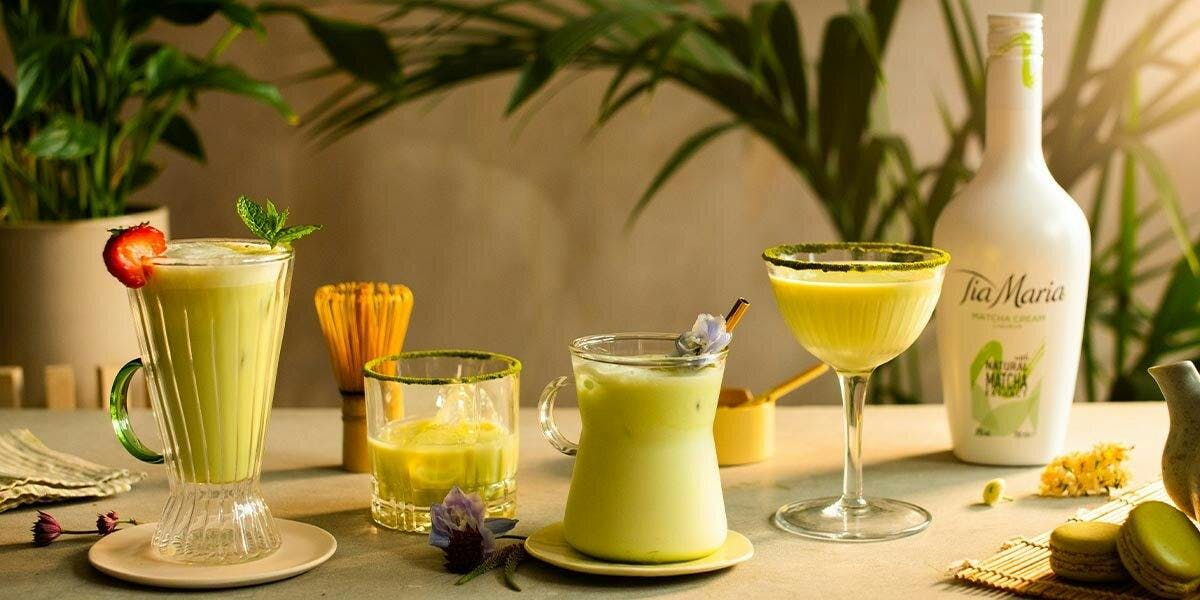 Tia Maria Matcha Cream Liqueur and gin make the perfect pair in these fabulous cocktail recipes! 