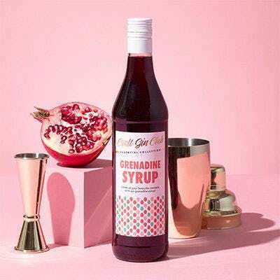 Add a bottle of our delicious Grenadine Essential Syrup to your home bar! Shop now &gt;&gt;