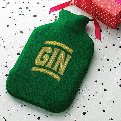 Treat: Gin Hot Water Bottle £25, Not on the High Street