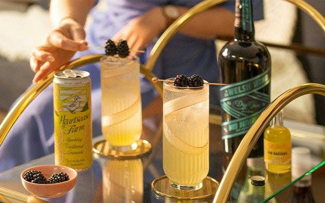 Craft Gin Club's Gin Daffodil made with gin and lemonade
