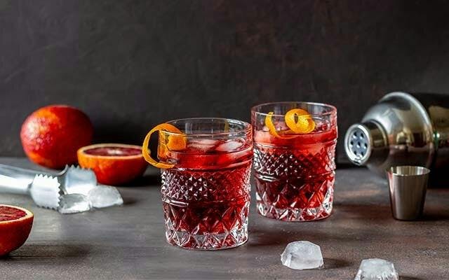 Sloe Gin Negroni cocktail recipe