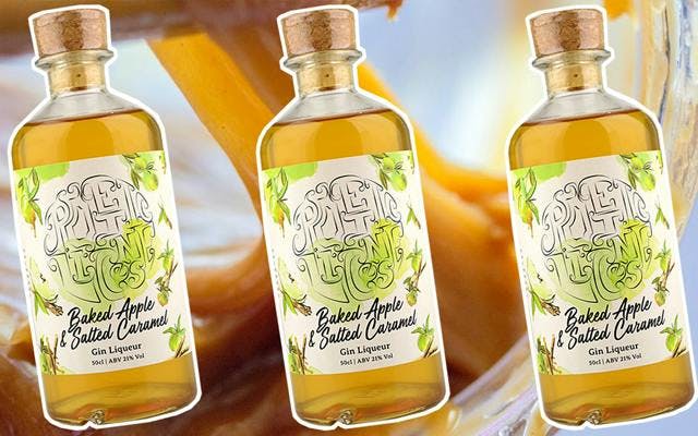 Baked apple and salted caramel flavoured gin poetic license