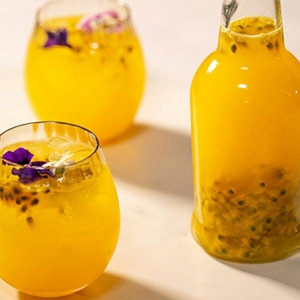 Passionfruit gin and gin and tonic