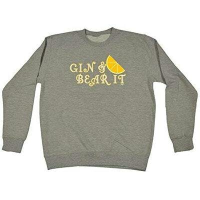 Steal: “Gin &amp; Bear It” unisex sweater £13.95, amazon