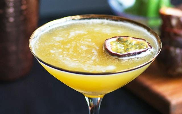 The Sunflower Gin Cocktail Passionfruit Pornstar Martini