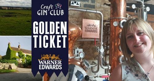 Warner Edwards Gin Golden Ticket Winner Craft Gin Club