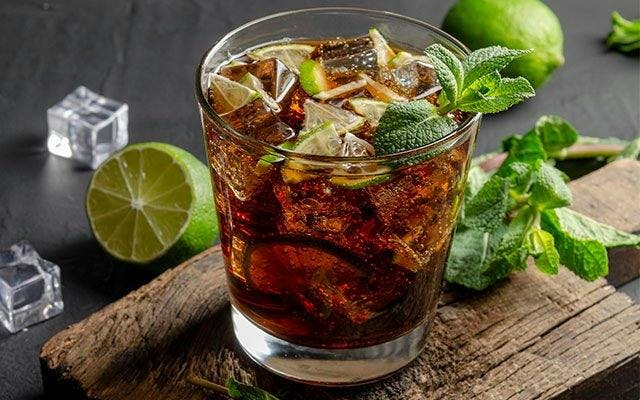 Gin and coke cocktail recipe