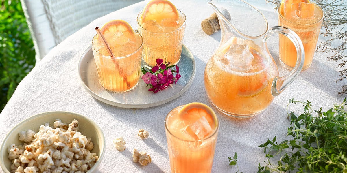 This pretty pink grapefruit summer punch is big on flavour and taste!