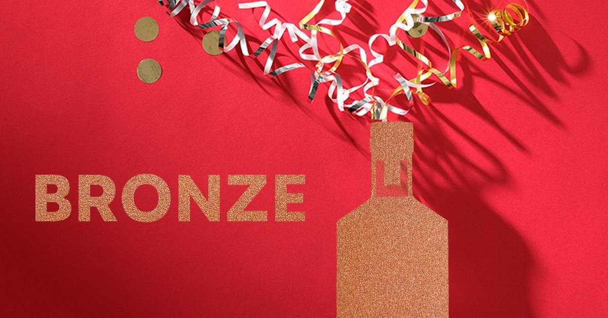 Who scored bronze for best gin of 2018?