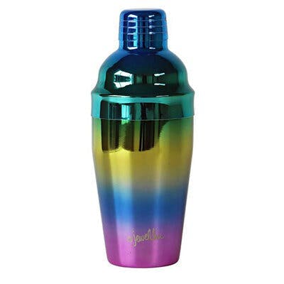 Multicoloured cocktail shaker