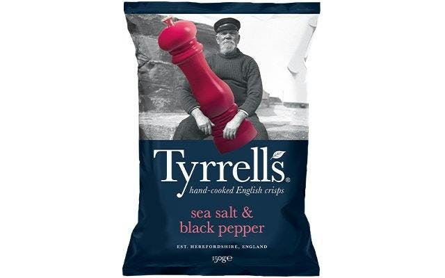 Tyrrells Sea Salt & Black Pepper Crisps