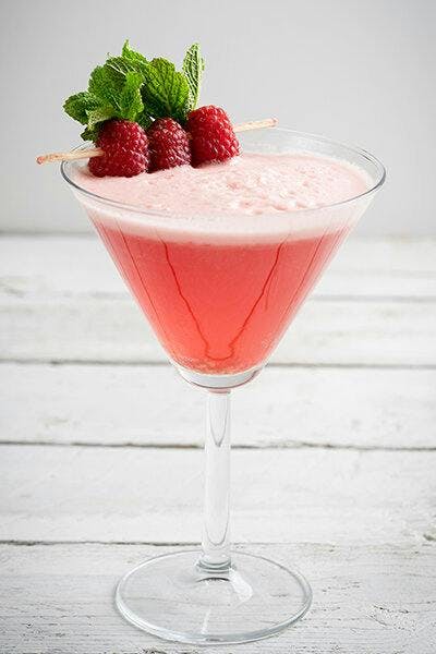 Pink Lady Gin Cocktail Recipe Raspberry Grenadine