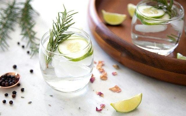 low-sugar and low-calorie gin drink