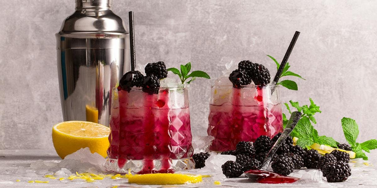 Fresh blackberries & lime with gin and tonic is our favourite new flavour combination