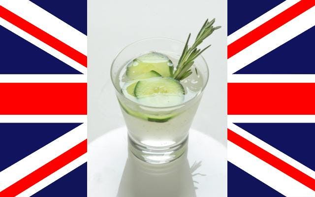 UK English Garden gin cocktail