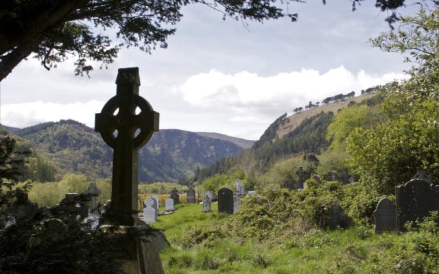 Cross of St Kevin Glendalough Ireland