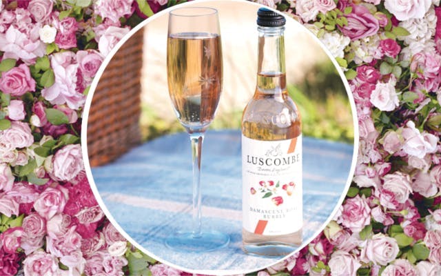Roses and rose and prosecco gin fizz