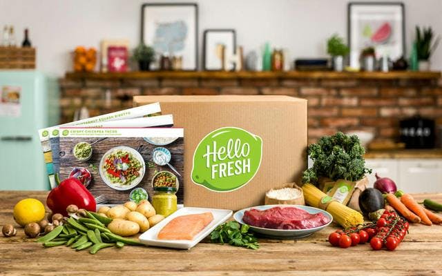 Food delivery subscription box - Hello Fresh