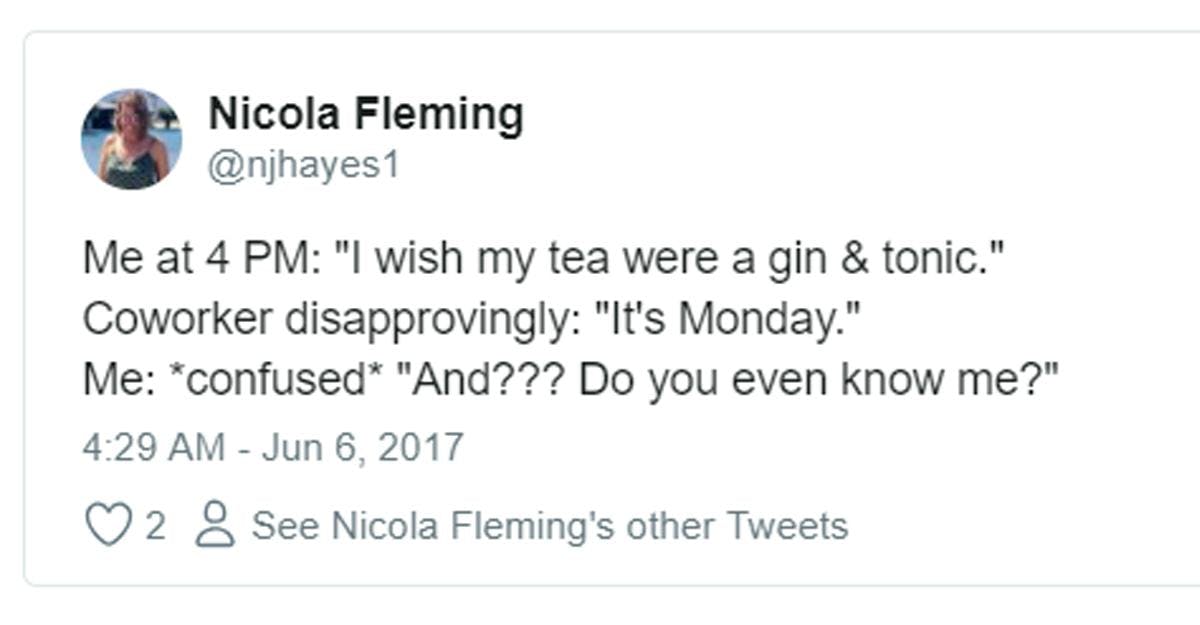 17 hilarious tweets for people who love gin