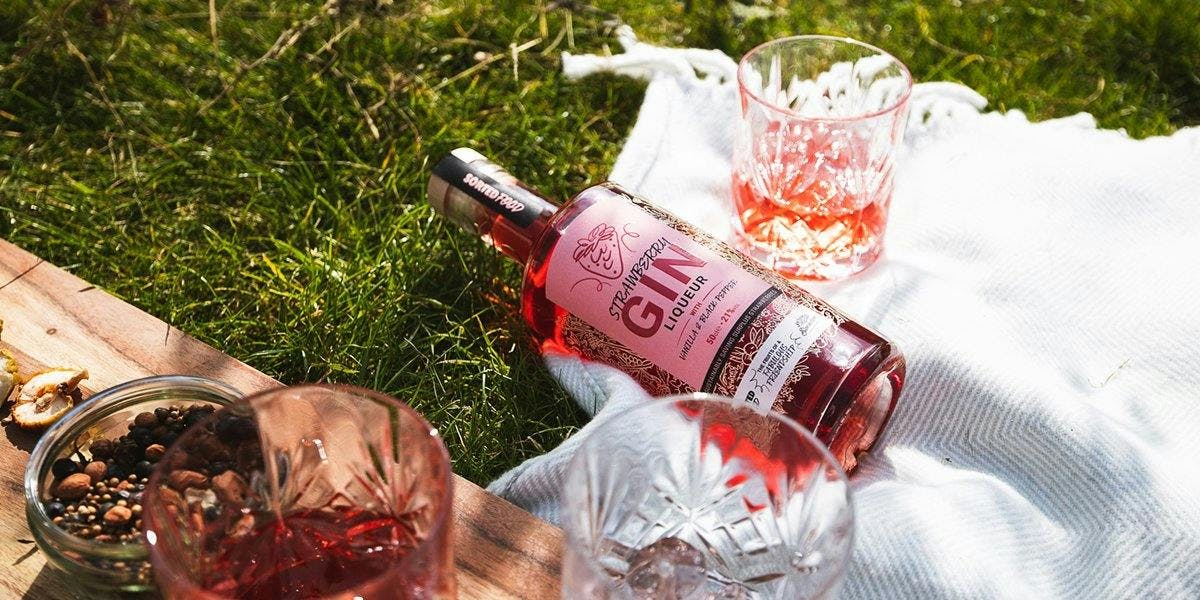 This Strawberry Gin Liqueur is our perfect sip for summer! 